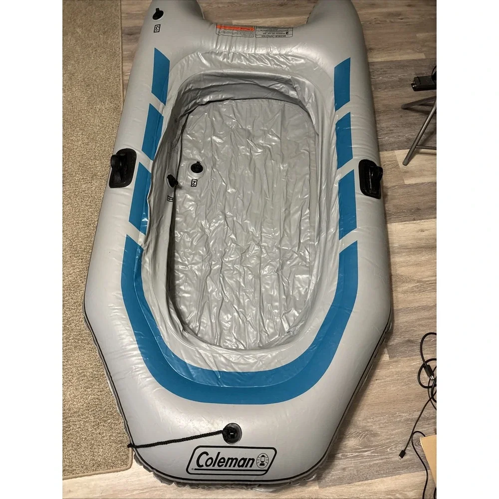 Coleman Colossus 2-Person Inflatable Boat - Fully Inflated & Tested (No Leaks)